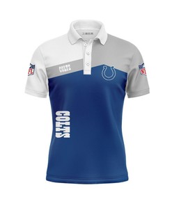Women'S Button-Up Indianapolis Colts Polo Shirt - Perfect Gift For Fans