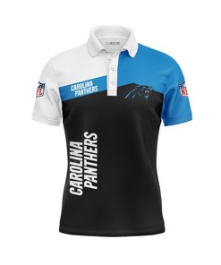 Women'S Carolina Panthers Polo Shirt - Perfect Gift For Female Fans