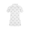 Women'S Hockey Print Design Polo Shirt - Perfect For Hockey Enthusiasts