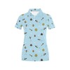 Women'S Honey Bee Print Design Polo Shirt - Great For Animal Lovers