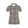 Women'S Honey Bee Print Design Polo Shirt - Perfect For Bee Lovers