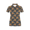 Women'S Honey Bee Print Polo Shirt - Perfect For Bee Enthusiasts