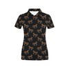 Women'S Horse Print Design Polo Shirt - Show Your Love For Horses With Style