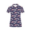 Women'S Jelly Fish & Sea Turtle Polo Shirt
