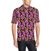 Women'S Polo Shirt With Eye-Catching Tropical Flower Print Design For Polo Shirt Fans