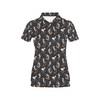 Women'S Skeleton Print 3D Polo Shirt - Perfect Gift For Fans Of Skulls And Fashion