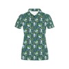 Women'S Sloth Print 3D Polo Shirt - Quirky Gift For Sloth Lovers