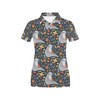 Women'S Sloth Print 3D Polo Shirt - Stylish Gift For Sloth Lovers