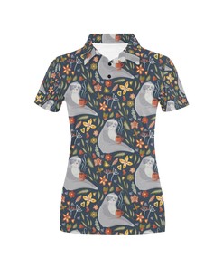 Women'S Sloth Print 3D Polo Shirt - Stylish Gift For Sloth Lovers