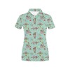 Women'S Sloth Print Polo Shirt - Adorable Gift For Sloth Lovers