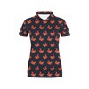 Women'S Squirrel Print Design Polo Shirt - Cute And Playful Polo For Fans Of Squirrels