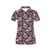 Women'S Sugar Skull 3D Polo Shirt - Unique And Playful Design For Fans Of Sugar Skulls