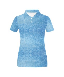 Women'S Swimming Pool All Over Print Polo Shirt - Fun And Fresh Design