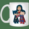Wonder Friends Happy Valentines Day Mug for Best Friends