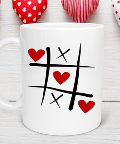 XOXO Cute Valentine's Day Mug Gift Set For Her - Anniversary Gift For Girlfriend