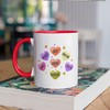 XOXO Valentine's Day Coffee Mug, Love and Friendship Quote Cup, Pink XOXO Kisses Design Tea Mug, Gift for Her