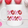 XOXO Valentines Day Coffee Mug, Romantic Gift for Her or Him