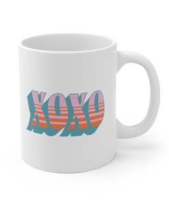 Xoxo Mug Set - Valentines Day Coffee Mugs Gift Set - Valentines Gift Set