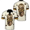 Yellow King Club Lion Poker Athleisure T-Shirt - Men'S 3D Polo Shirt Gift