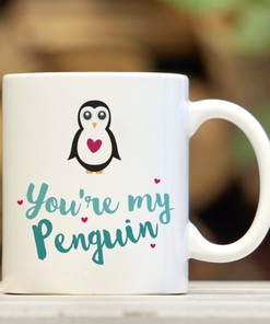 You Are My Penguin Mug - Romantic Gift - Anniversary Mug - Cute Valentines Day Mug