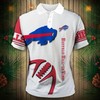 Zigzag Casual Polo Collar Shirt - Perfect Gift For Buffalo Bills Fans