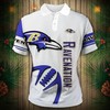 Zigzag Casual Polo Shirt - Baltimore Ravens Stand Out With Style
