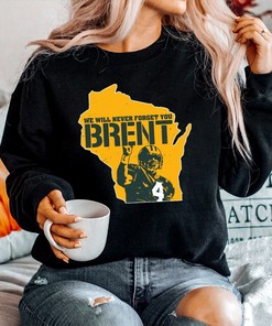 2023 Green Bay Packers Brent Tribute T Shirt Collection