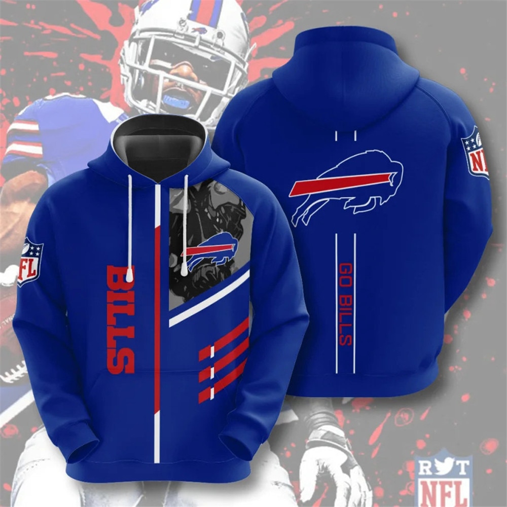 3 Lines Graphic All Over Print Baltimore Ravens Hoodie 3D Zip Hoodie Gifts For Fans