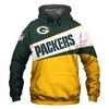 3 Lines Graphic Gift All Over Print 3D Zip Hoodie For Fans Of Green Bay Packers