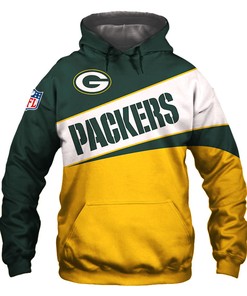 3 Lines Graphic Gift All Over Print 3D Zip Hoodie For Fans Of Green Bay Packers