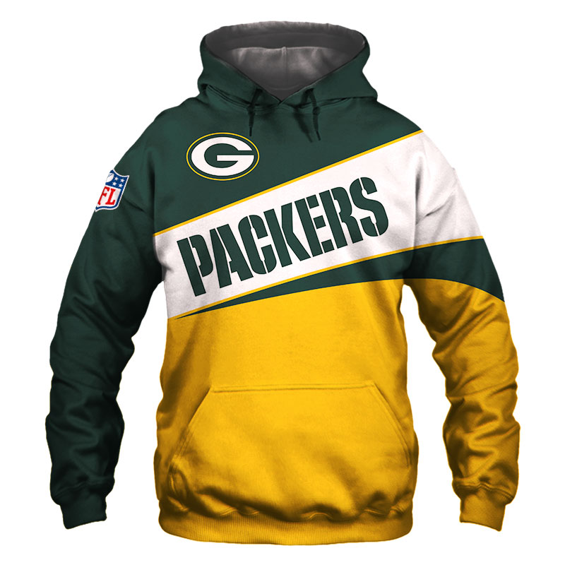 3 Lines Graphic Gift All Over Print 3D Zip Hoodie For Fans Of Green Bay Packers