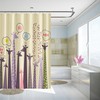 3D Animal Giraffe Shower Curtain With Waterproof Fiber For A Safari-Inspired Bathroom