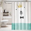 3D Bear Cartoon Shower Curtain - Cute Animal Prints