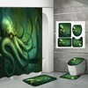 3D Biochemical Octopus Shower Curtain - Marine Prints