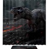 3D Dinosaurs Waterproof Shower Curtain - Fun And Cute Dinosaur Prints