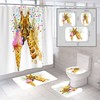 3D Ice Cream Giraffe Animal Shower Curtain For A Cute Bathroom