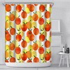 3D Lemon Orange Shower Curtain Bath For A Refreshing Bathroom