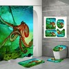 3D Ocean Octopus Print Shower Curtain For A Nautical Bathroom Escape