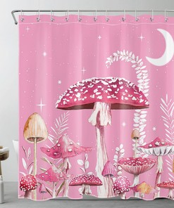 3D Printed Elephant Shower Curtain with Floral Flowers Bathroom Decor
