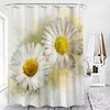 3D Wild Chrysanthemum Flower Floral Print Bathroom Shower Curtain With A Bold And Bright Design