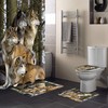 3D Wolves Cool Animal Design Bathroom Waterproof Shower Curtain by InvisibleWings 
