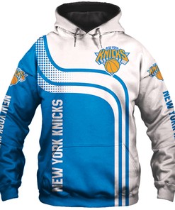 3D Zip Hoodie For New York Knicks Fans - All Over Print Hoodie 