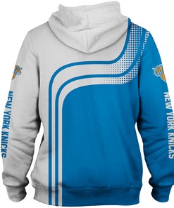 3D Zip Hoodie For New York Knicks Fans - All Over Print Hoodie 