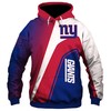 3D Zip Hoodie Pullover Nfl New York Giants All Over Print