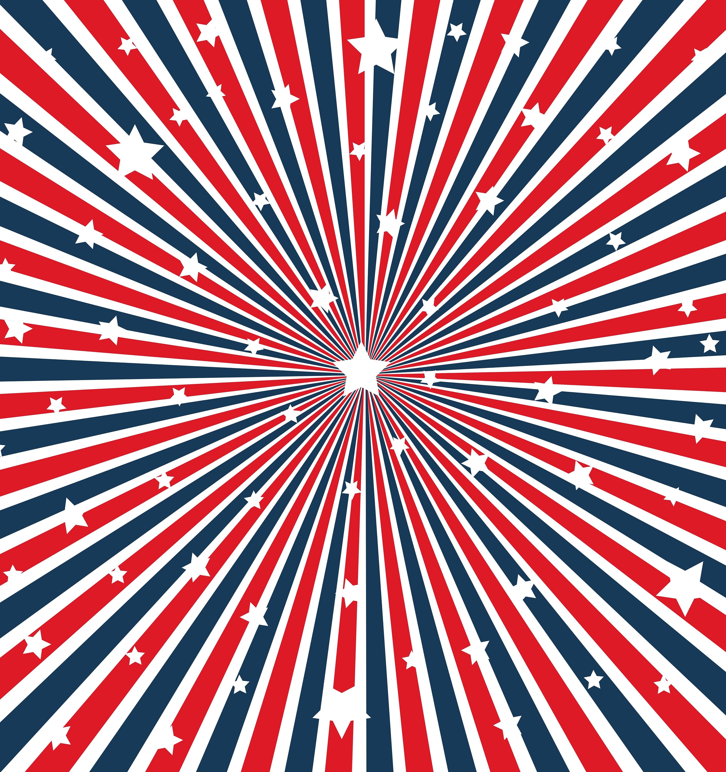 4Th July Usa America Stars Flag Shower Curtains Set For Patriotic Bathroom Decor And Celebrations - Image 3