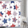4Th Of July Stars - Patriotic Usa National Flag Shower Curtain By Ambzek