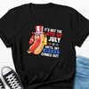 4Th Of July Wiener Shirt In Vintage Style, Patriotic Fan Gift