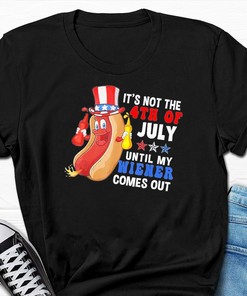 4Th Of July Wiener Shirt In Vintage Style, Patriotic Fan Gift