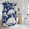 90s Retro Mushroom Hearts Flowers Personalized Shower Curtain, Unique Aesthetic Spring Dorm Decor