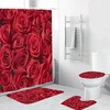 A Classic and Beautiful Rose Shower Curtain for Your Bathroom